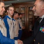 Marina Militare: Il Capo di Stato Maggiore Enrico Credendino incontra il gruppo sportivo M.M.